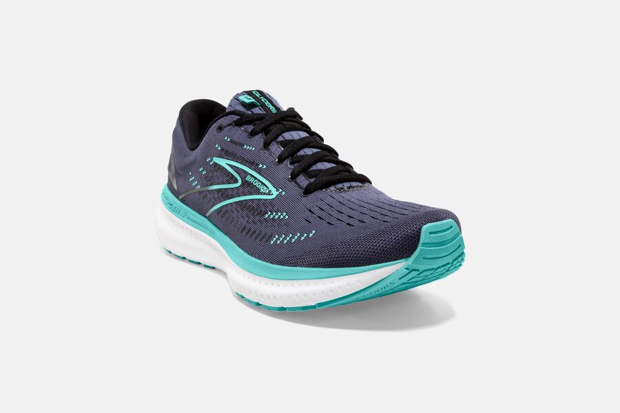 Brooks Glycerin 19 Road Running Shoes Womens - Dark Grey/Blue - TODKA-2798